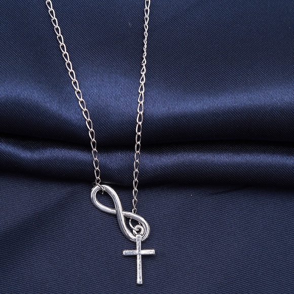 Infinity/Cross Necklace - Picture 6 of 6